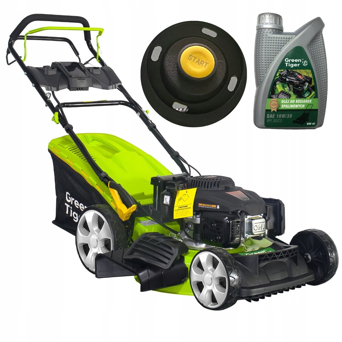 Green Tiger Kosiarka spalinowa Loncin 139cm3 Elektro start 4 w 1