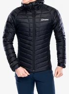 Kurtki męskie - Kurtka puchowa Berghaus Tephra Stretch Reflect 2.0 Hoody - black/black - miniaturka - grafika 1