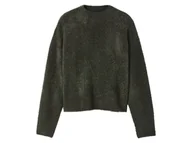 Swetry damskie - esmara® Sweter damski dzianinowy (Oliwkowy, L(44/46)) - miniaturka - grafika 1