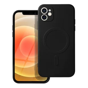 OEM Futerał Silicone Mag Cover Do Iphone 12 Mini Czarny - Etui i futerały do telefonów - miniaturka - grafika 1