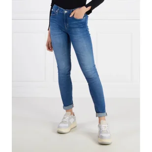 CALVIN KLEIN JEANS Jeansy MID RISE SKINNY | Skinny fit - Spodnie damskie - miniaturka - grafika 1