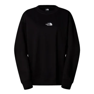 Bluza The North Face Essential Crew 0A89EPJK31 - czarna - Bluzy sportowe damskie - miniaturka - grafika 1
