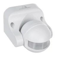 Czujniki ruchu i zmierzchu - Czujnik ruchu pir maclean, na podczerwień, ip44, biały, zasięg 12m, max. obiążenie 800/1200w, mce358 w - miniaturka - grafika 1