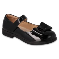 Buty dla dziewczynek - Befado obuwie dziecięce 171X001 czarne - miniaturka - grafika 1