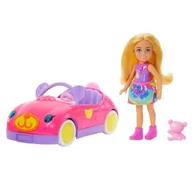 Lalki dla dziewczynek - Barbie Chelsea i misiowy pojazd HXN05 - miniaturka - grafika 1