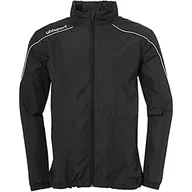 Kurtki męskie - uhlsport Uhlsport STREAM 22 kurtka męska na każdą pogodę, czarno-biała, L 100519501 - miniaturka - grafika 1