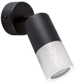 Lampy ścienne - Ideus Regulowana LAMPA ścienna PIANO 03880 loftowa OPRAWA metalowy kinkiet czarny biały 03880 - miniaturka - grafika 1