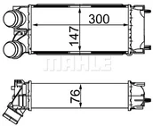Silnik - akcesoria - Chłodnica powietrza doładowującego Mahle CI 367 000S - miniaturka - grafika 1