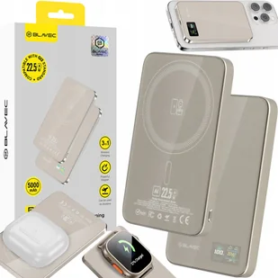 BLAVEC POWERBANK MAGSAFE MAGNETYCZNY MINI INDUKCYJNY CIENKI 5000 mAh 22,5W - Powerbanki BLAVEC POWERBANK MAGSAFE MAGNETYCZNY MINI INDUKCYJNY CIENKI 5000 mAh 22,5W - Powerbanki - miniaturka - grafika 1