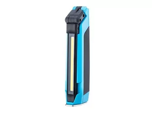 Lampa warsztatowa łamana 5W 500 lm COB LED + 2W 150 lm LED, akumulatorowa, IK07, z zaczepem i magnesem - Oświetlenie warsztatowe - miniaturka - grafika 1