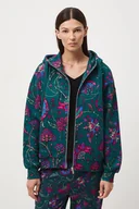 Bluzy damskie - Medicine bluza damska kolor turkusowy z kapturem - miniaturka - grafika 1