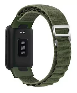opaska pasek bransoleta NYLON PRO Xiaomi Mi Band 7 PRO zielona - Akcesoria do smartwatchy - miniaturka - grafika 1