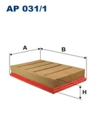 Filtry powietrza - Filtron Filtr powietrza AP031/1 - miniaturka - grafika 1