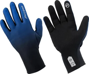 Rękawiczki z długimi palcami Accent Pure Long, niebiesko-czarne, M - Rękawiczki rowerowe - miniaturka - grafika 1