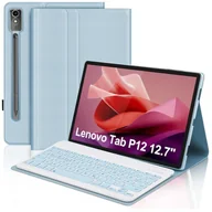 Etui do tabletów - Etui z klawiaturą Supero do Lenovo Tab P12 TB370, niebieskie 5903814672546 - miniaturka - grafika 1