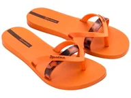 Klapki i japonki damskie - Ipanema Kirei Chic Fem klapki damskie, pomarańczowy brązowy, 41/42 EU - miniaturka - grafika 1