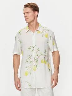 Guess Koszula M4GH59 WD4Z2 Biały Slim Fit - Koszule męskie - miniaturka - grafika 1