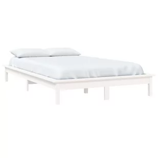 Lumarko Rama łóżka, biała, 200 x 200 cm, lite drewno sosnowe - Łóżka - miniaturka - grafika 4