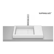 Umywalki - ROCA A327275S0B HORIZON Umywalka blatowa SKYLINE 60x38 cm biały połysk Supraglaze? - miniaturka - grafika 1