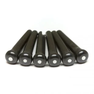 graph tech Graph Tech GT PP 2122 00 tusq Bridge Pins Martin (2 MM, 6 sztuka) Czarny/biały Dot PP-2122-00 - Części gitarowe, konserwacja gitary - miniaturka - grafika 1