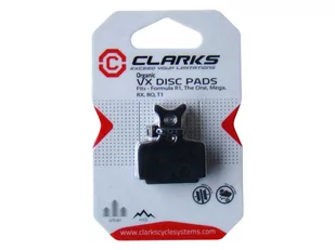 Clarks Okładziny hamulcowe CLARK'S FORMULA (One, R1, Mega, RX, R0, T1) organiczne A-CLA-VX850C - Hamulce rowerowe - miniaturka - grafika 1