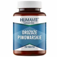 Układ pokarmowy - HUMAVIT Drożdże piwowarskie, 250tabl. - miniaturka - grafika 1