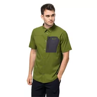 Koszule męskie - Koszula z krótkim rękawem KENOVO II S/S M golden cypress - S - miniaturka - grafika 1
