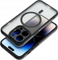 Etui i futerały do telefonów - OEM Futerał FULL MATTE MAG COVER kompatybilny z MagSafe do IPHONE 11 czarny - miniaturka - grafika 1
