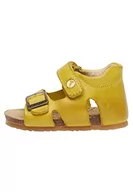 Buty dla dziewczynek - Falcotto FALCOTTO BEA skórzane sandały niebieskie, żółty, 22 EU - miniaturka - grafika 1