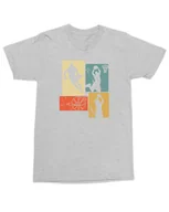 Koszulki i topy damskie - Koszulka dla fana NBA Basketball Retro Koszykówka Kibica Szara M - miniaturka - grafika 1