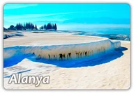 Magnesy - ALANYA - Pamukkale - Unesco - Turcja - Magnes na lodówkę - miniaturka - grafika 1