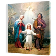 Ikony i obrazy sakralne - Obraz religijny na płótnie Święta Rodzina - miniaturka - grafika 1