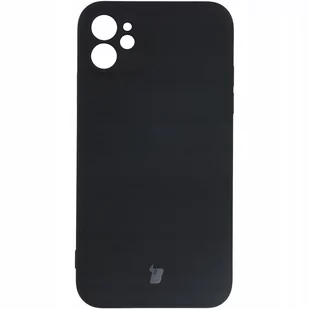 Bizon Etui Case Silicone do Apple iPhone 11 czarne - Etui i futerały do telefonów - miniaturka - grafika 1