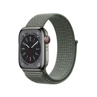 Akcesoria do smartwatchy - Crong Nylon - Pasek sportowy do Apple Watch 42/44/45/49 mm (Military Green) - miniaturka - grafika 1