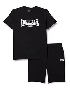 Lonsdale Moy Męski t-shirt i szorty regularny krój - Koszulki męskie - miniaturka - grafika 1