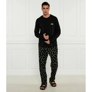 Hugo Bodywear Piżama Cinema Long Set Relaxed fit - Piżamy męskie - miniaturka - grafika 1
