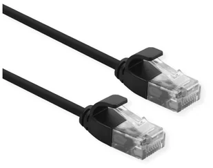 ROLINE 21.15.3951 kabel sieciowy Czarny 0,3 m Cat6a U/UTP (UTP) 21.15.3951 - Kable komputerowe i do monitorów - miniaturka - grafika 1