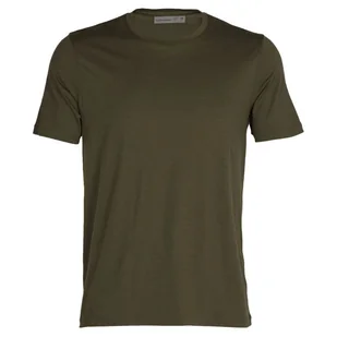 Męska koszulka Icebreaker Men Merino Core SS Tee Rozmiar: XL / Kolor: zielony - Koszulki sportowe męskie - miniaturka - grafika 1