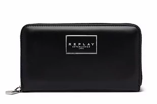Replay Damski portfel Fw5325 z akcesoriami podróżnymi, 098 BLACK, L 19 X H 10,2 X D 2 CM - Portfele - miniaturka - grafika 1