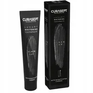 Pasty do zębów - Curasept Black Lux czarna wybielająca pasta do zębów o działaniu wybielającym 75 ml - miniaturka - grafika 1