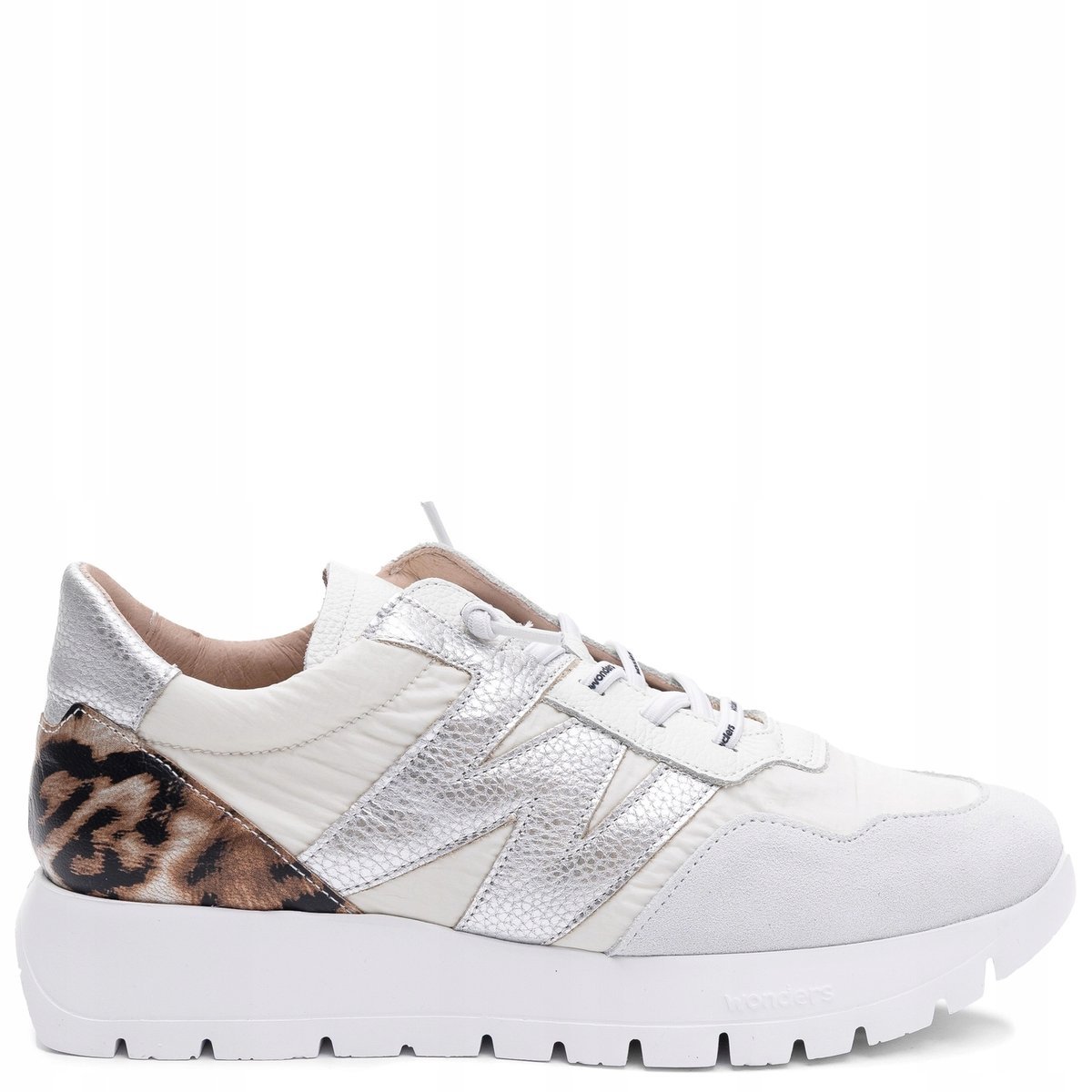Wonders Skórzane Sneakersy Damskie Wielokolorowe A-24100-BLANCO r.39