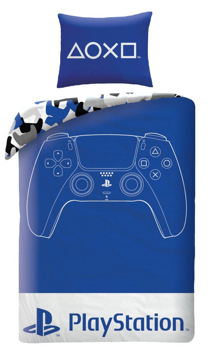 Pościel dziecięca Playstation 140 x 200 cm Halantex mikrofibra PS Konsola