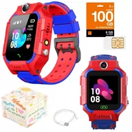 Smartwatch - ZeeTech Q19 Czerwony - miniaturka - grafika 1