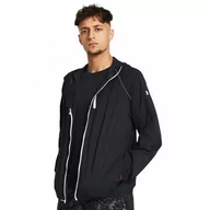 Kurtki męskie - Męska kurtka do biegania Under Armour UA Phantom Windbreaker - czarna - UNDER ARMOUR - miniaturka - grafika 1