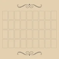 Ezoteryka - Obrus Lenormand Wielka Tablica - akcesoria - miniaturka - grafika 1