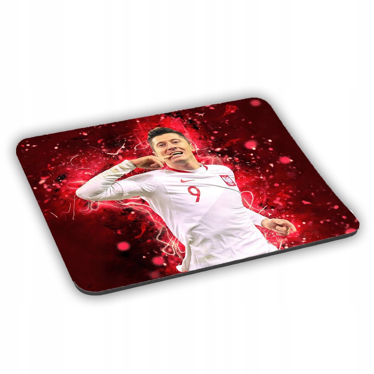 PODKŁADKA POD MYSZ Myszkę Komputer Robert Lewandowski + imię w prezencie