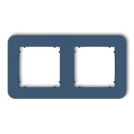 Klawisze i ramki - Karlik Ramka podwójna zaokrąglona MINI - navy blue - miniaturka - grafika 1