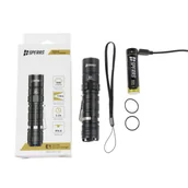 Latarki - Latarka akumulatorowa Speras E1 PRO Luminus SST40 1700 lumenów o zasięu 284m + akumulator o pojemności 3400 mAh - miniaturka - grafika 1