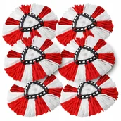 Miotły, szufle, mopy - 6x WKŁADY DO MOPA OBROTOWEGO ZAMIENNIK DO VILEDA TURBO KOŃCÓWKI CHŁONNE - miniaturka - grafika 1