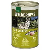 Mokra karma dla psów - REAL NATURE WILDERNESS Adult True Country kurczak i łosoś 12x400 g - miniaturka - grafika 1